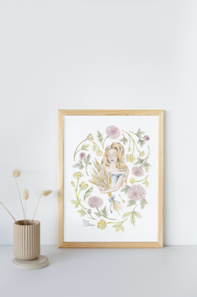 Virgo Zodiac Sign Print