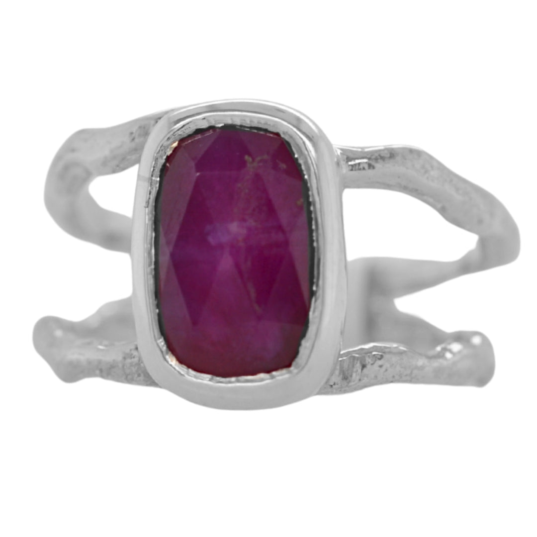 Winza Sapphire Double Dandelion Ring