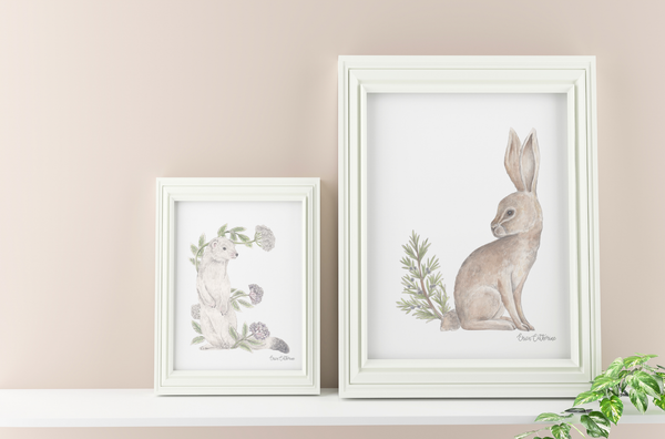 Woodland Alphabet Single Initials by Erica Catherine Gallery 209