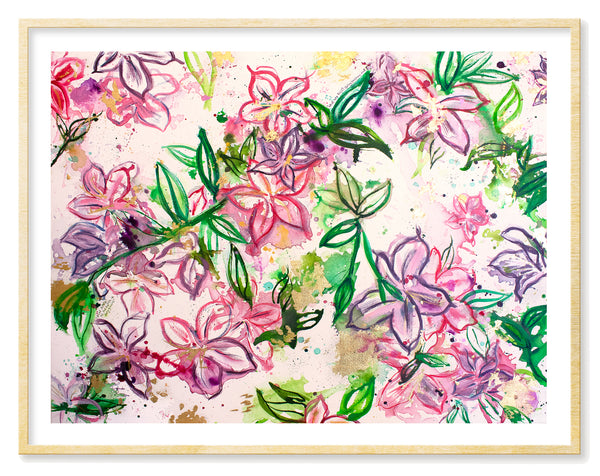Christina Rossetti (azaleas) - Giclee Art Print by Tamara Garvey