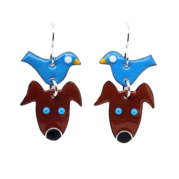 Bird Dog Earrings