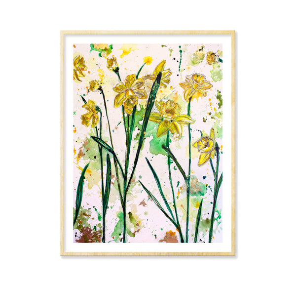 Gerard De Nerval (daffodils) - Giclee Art Print by Tamara Garvey