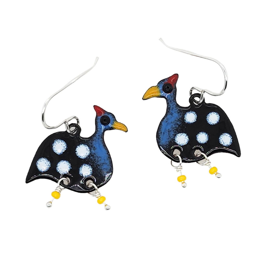 Guinea Hen Earrings