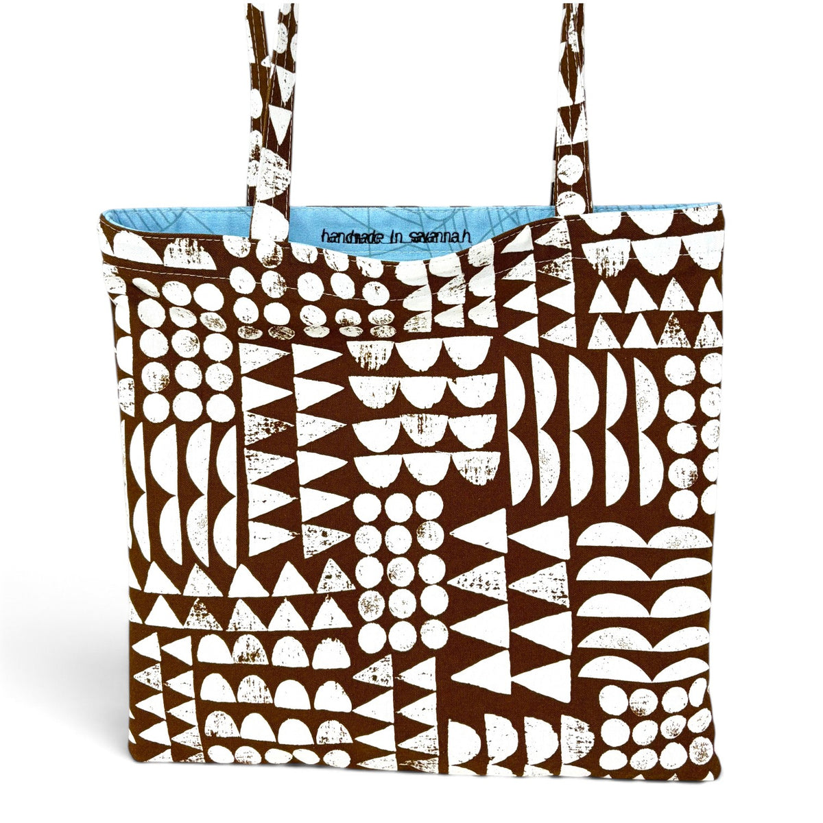 Simple Tote - Brown Imprint