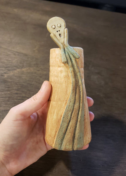 the scream figure ceramic