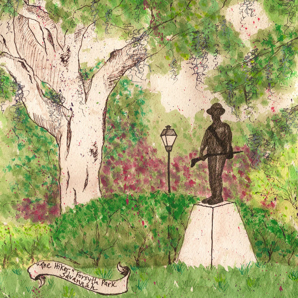 The Hiker, Forsyth Park by Tamara Garvey Gallery 209