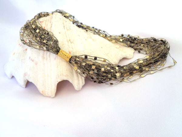 Ribbon necklace by Gini Steele Gallery 209