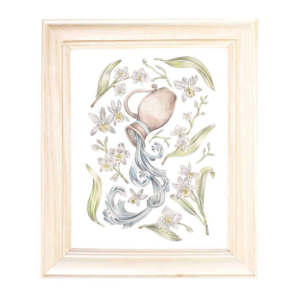 Aquarius Zodiac Print by Erica Catherine Gallery 209