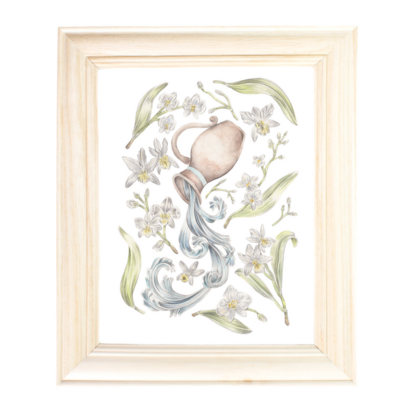 Aquarius Zodiac Print by Erica Catherine Gallery 209