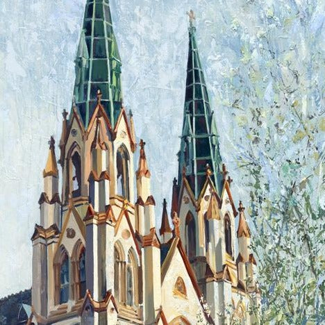St John's Cathedral in downtown Savannah GA