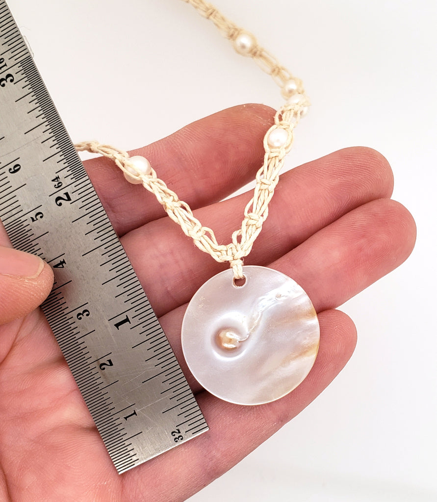 Blister pearl necklace outlet