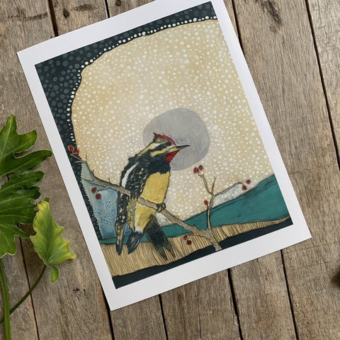 Yellow Bellied Sap Sucker by Rebecca Sipper Gallery 209