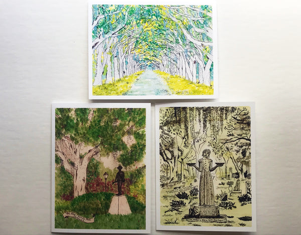 Savannah Ga Notecards by Tamara Garvey Gallery 209