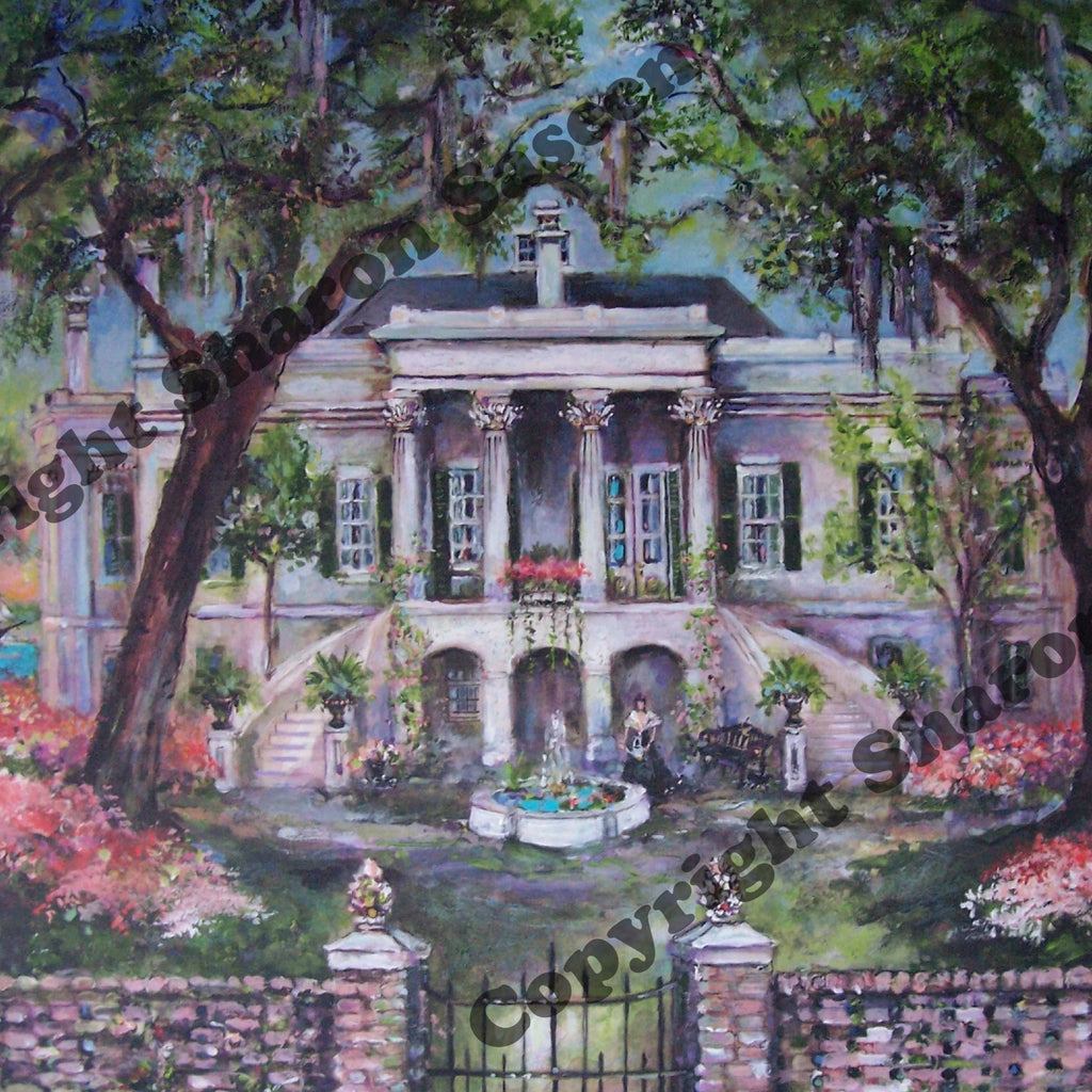The Hermitage Plantation, Circa 1820, c 1995