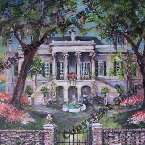 The Hermitage Plantation, Circa 1820, c 1995