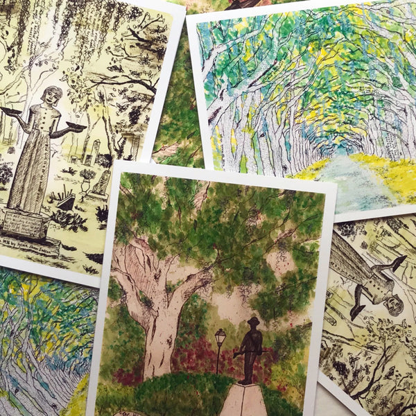 Savannah Ga Notecards by Tamara Garvey Gallery 209