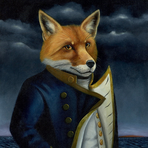 fox painting by Olivia Beaumont